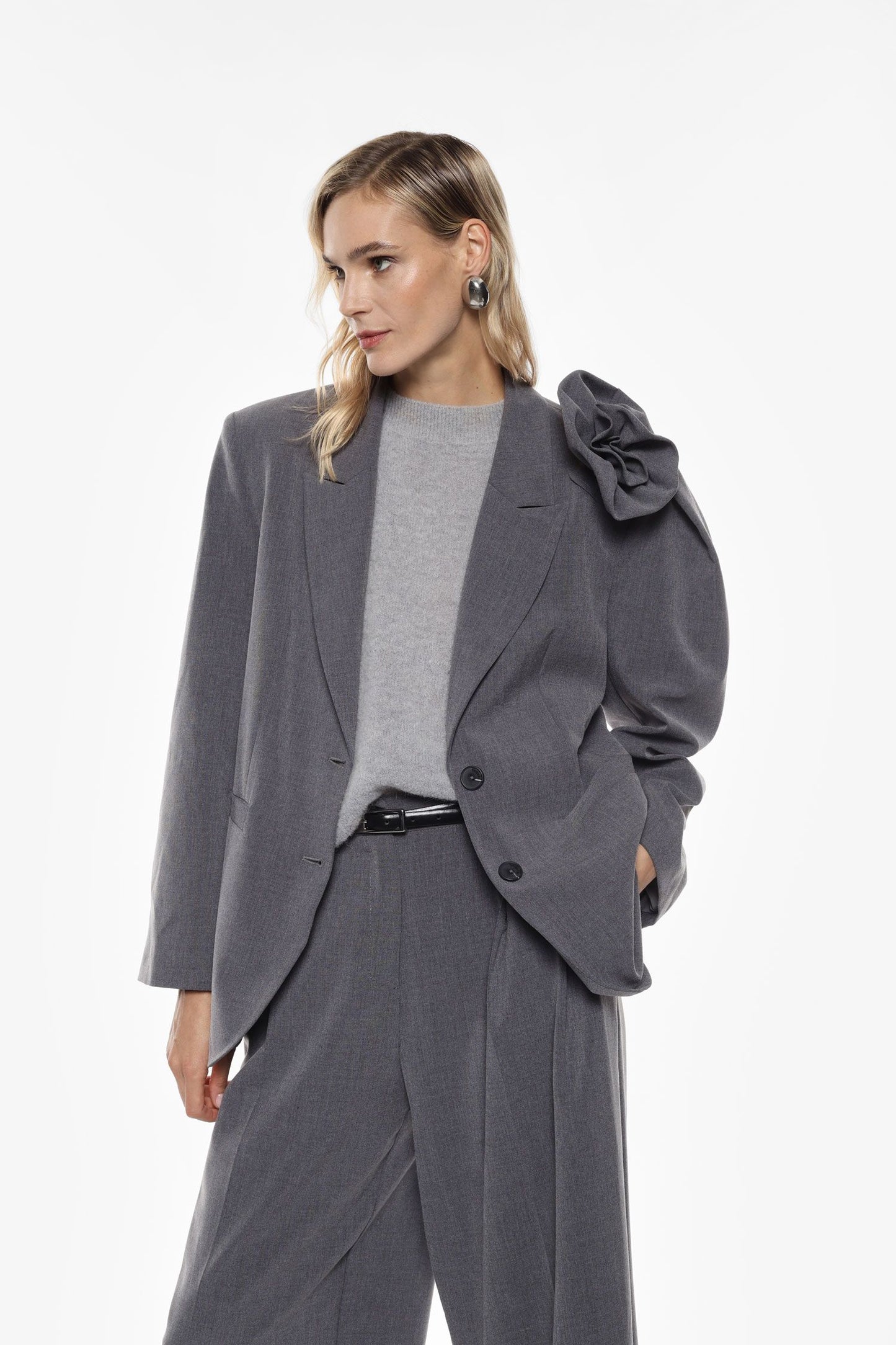 Blazer con fiore applicato Imperial