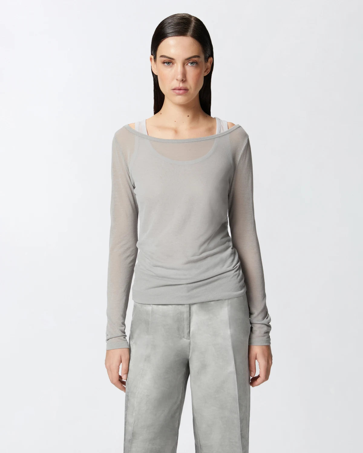 Maglia jersey garza leggera a maniche lunghe Pinko