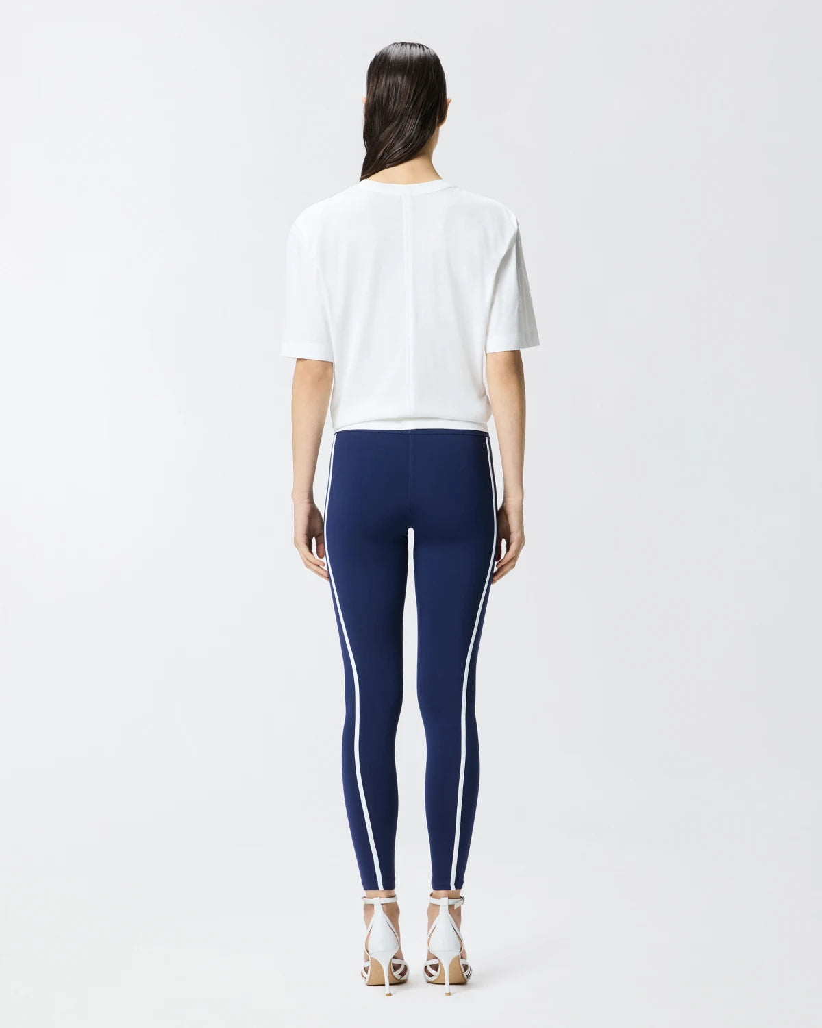 T-shirt corta con nodo davanti Pinko