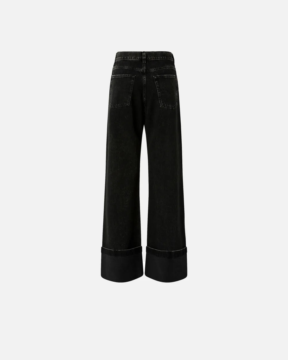 Jeans wide-leg in denim black Pinko