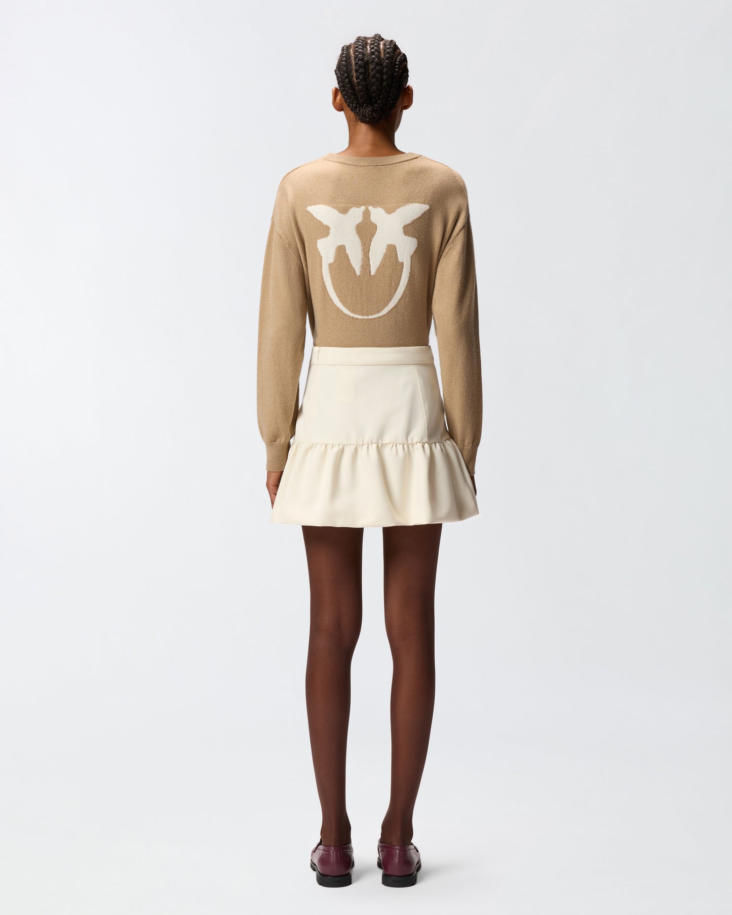 Minigonna con balza Pinko