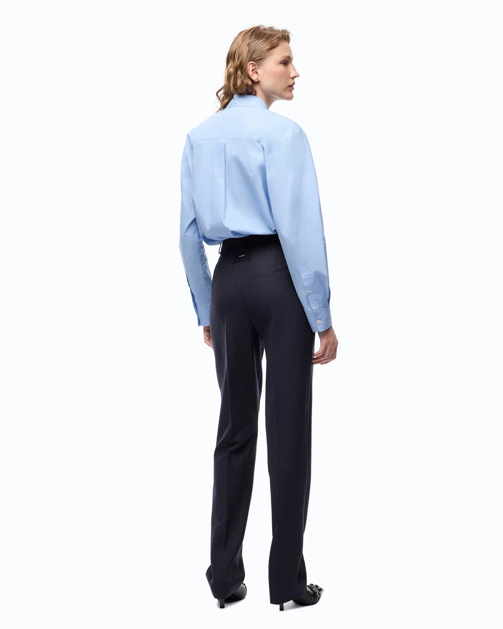 Camicia boxy in popeline Pinko
