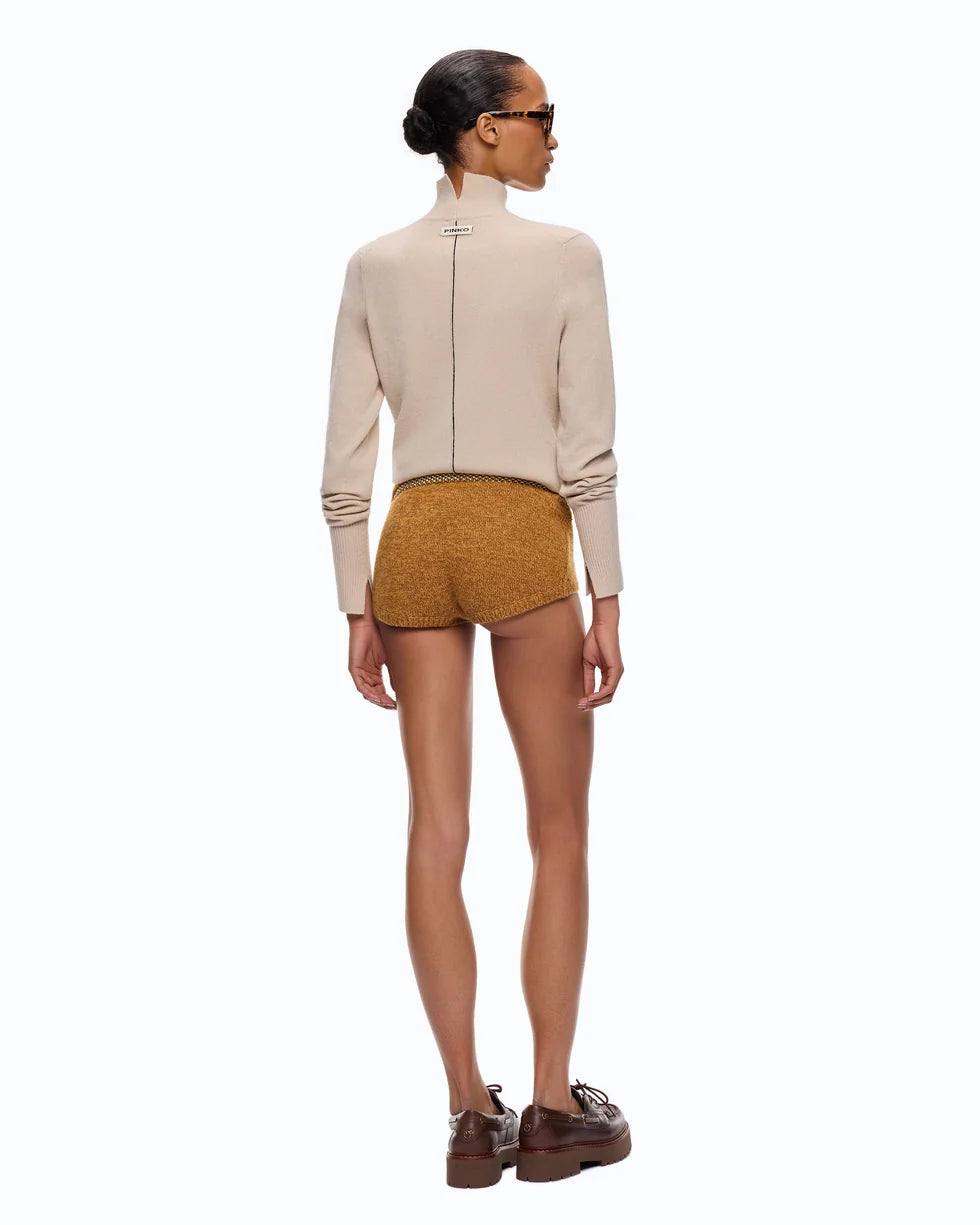Maglia dolcevita in lana e cashmere Pinko