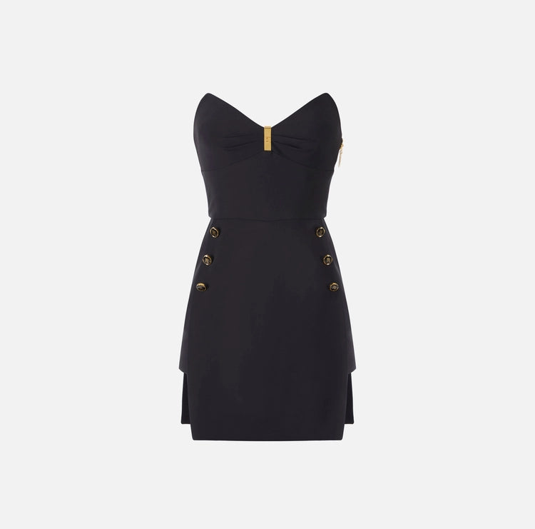Abito bustier in crêpe leggero AB82457E2 Elisabetta Franchi