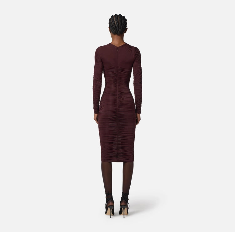 Abito in jersey con drappeggi AB88857E2 Elisabetta Franchi