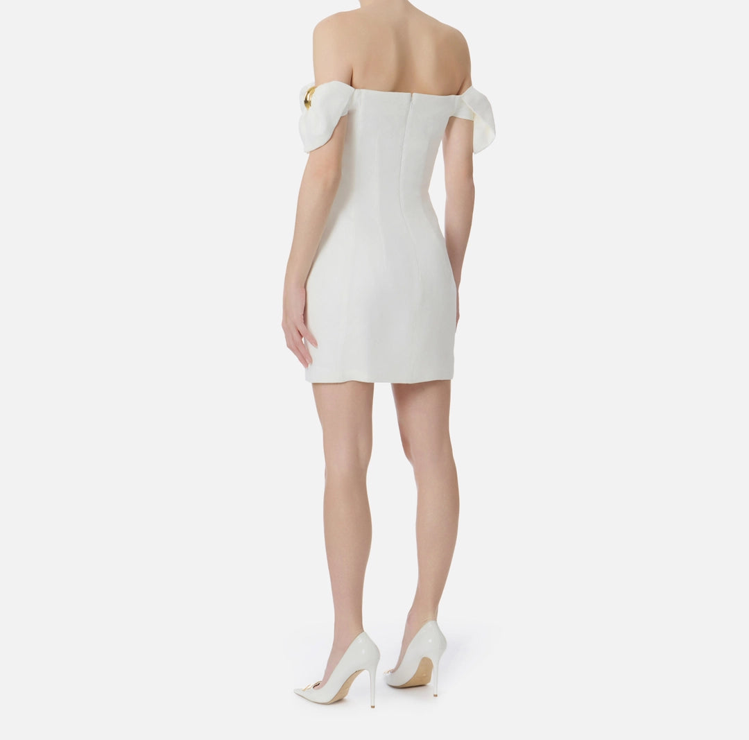 Mini abito in misto lino AB96862E2 Elisabetta Franchi
