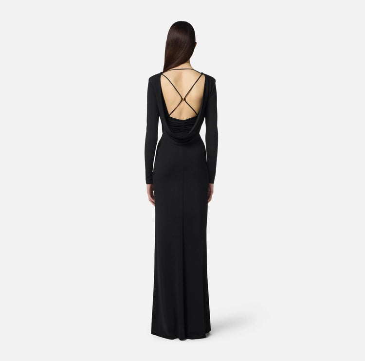 Abito Red Carpet in jersey crêpe fluido ABR0356E2 Elisabetta Franchi