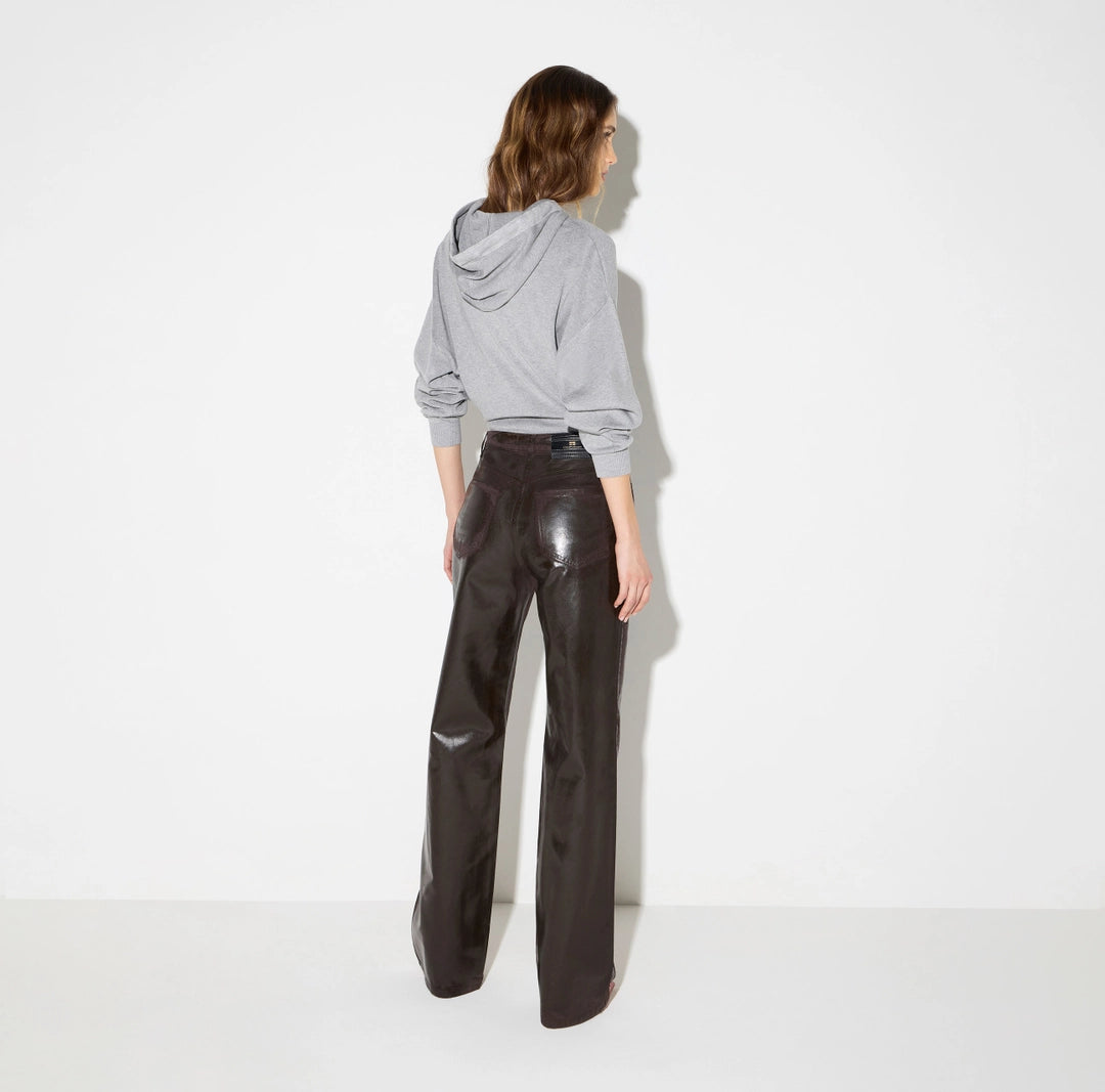 Body in maglia con cappuccio BK87S66E2 Elisabetta Franchi