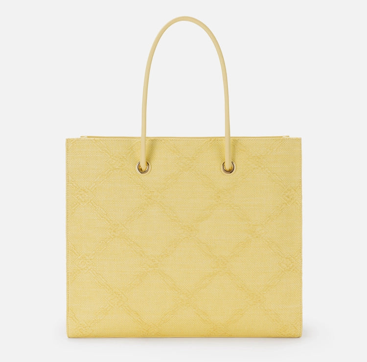 Tote grande in rafia jacquard BS82A52E2 Elisabetta Franchi
