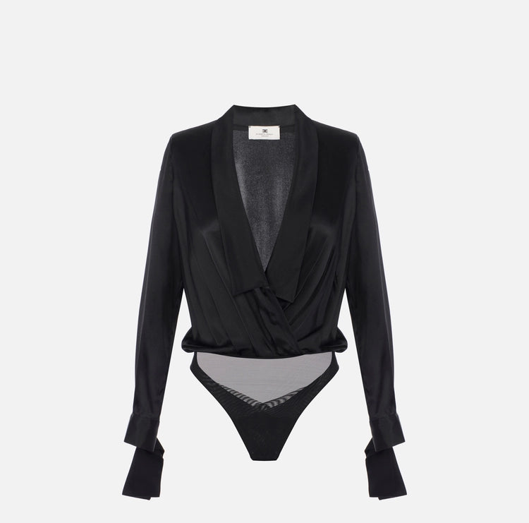 Body in raso CB00757E2 Elisabetta Franchi