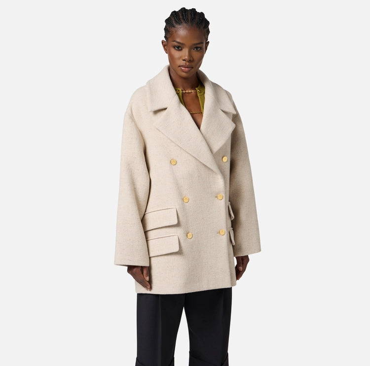 Caban in panno di lana CP01156E2 Elisabetta Franchi
