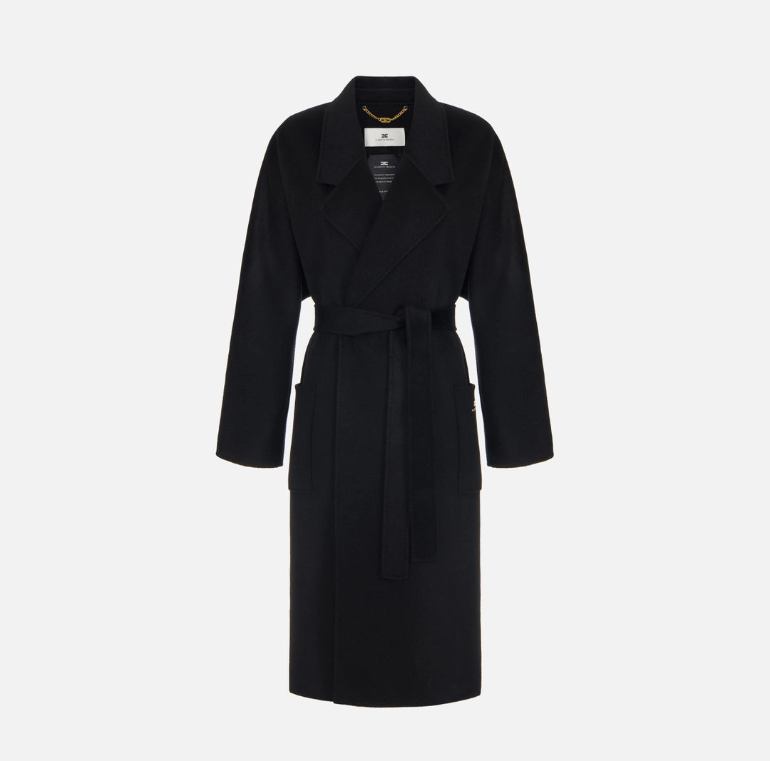 Cappotto in panno double di lana CP01D66E2 Elisabetta Franchi