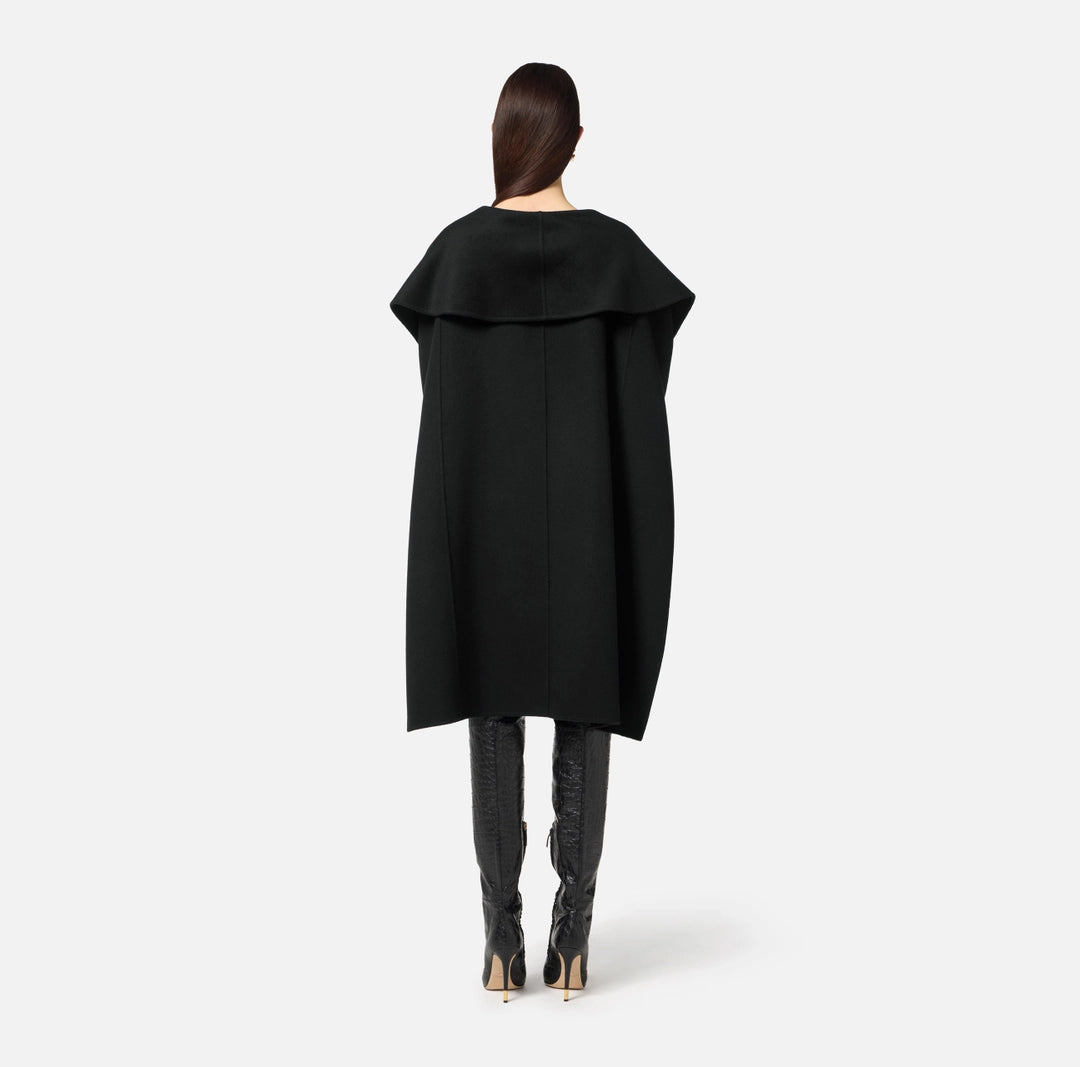Mantella in panno di lana double CP67D56E2 Elisabetta Franchi