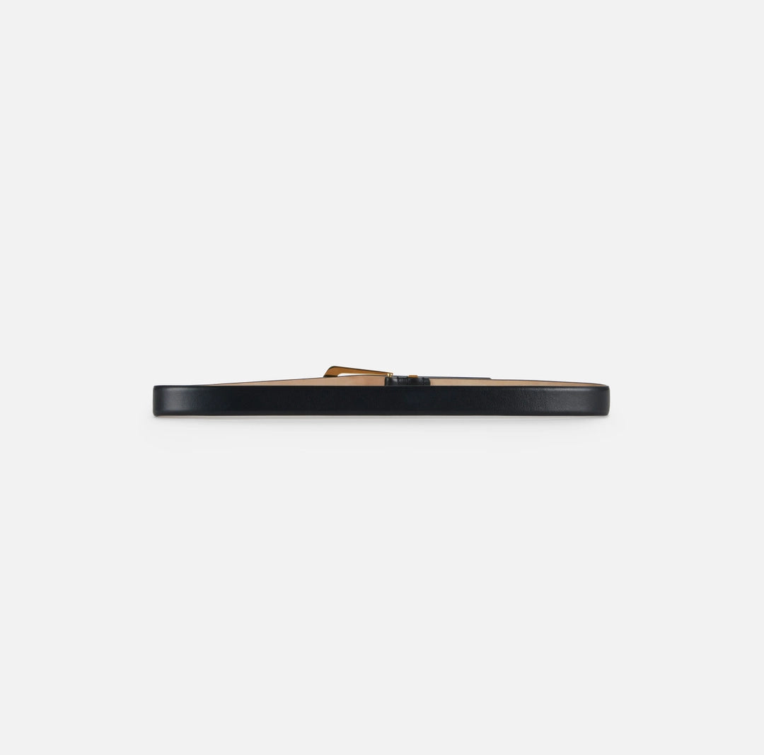 Cintura in pelle con dettagli logo CT31S66E2 Elisabetta Franchi