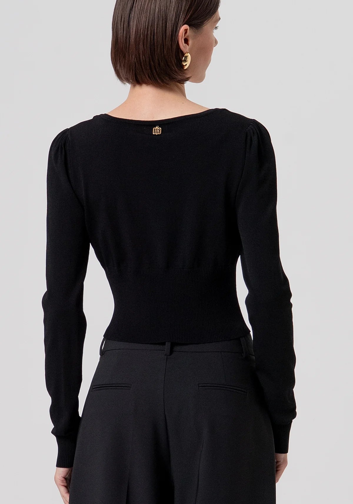 Cardigan cropped slim Fracomina