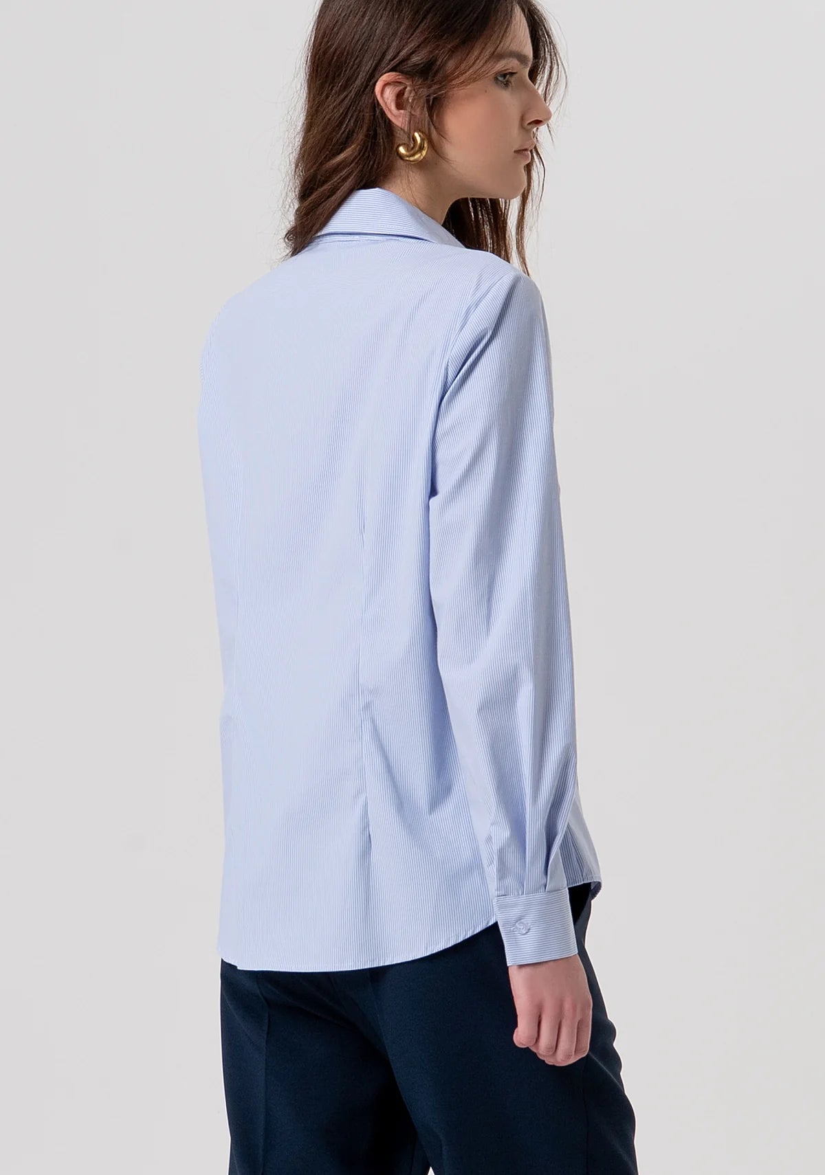 Camicia regular a righe Fracomina