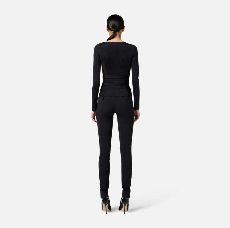 Giacca in tessuto bielastico GI16056E2 Elisabetta Franchi