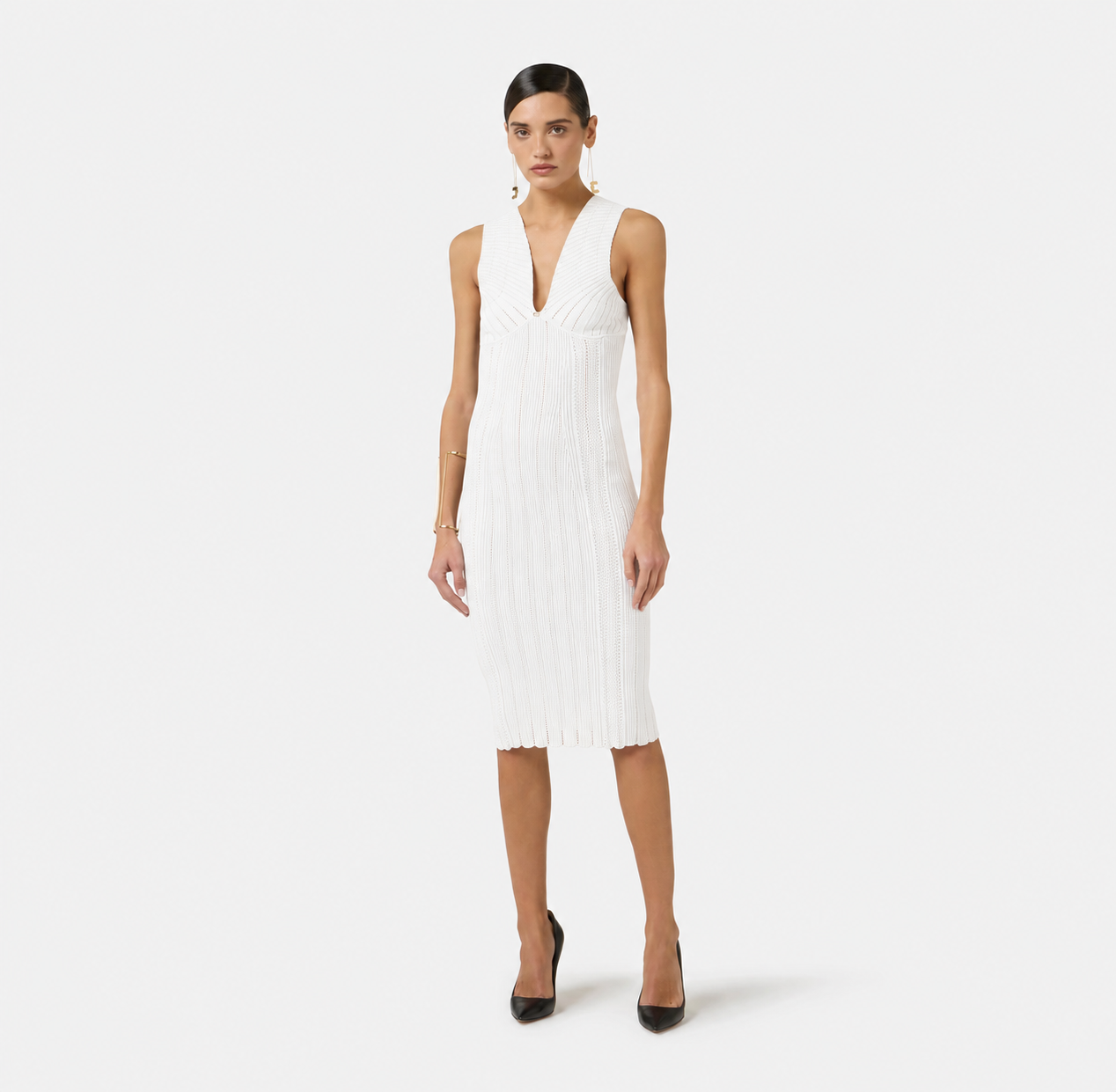 Abito in maglia à jour AM36B62E2 Elisabetta Franchi