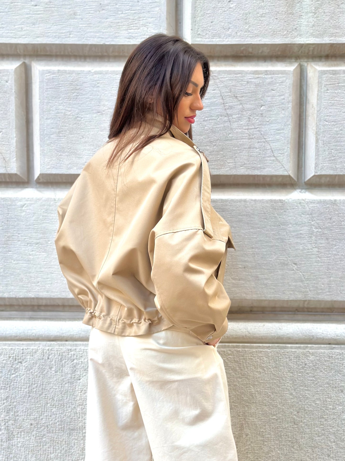 Giubbino caban utility con maxi tasche Pinko