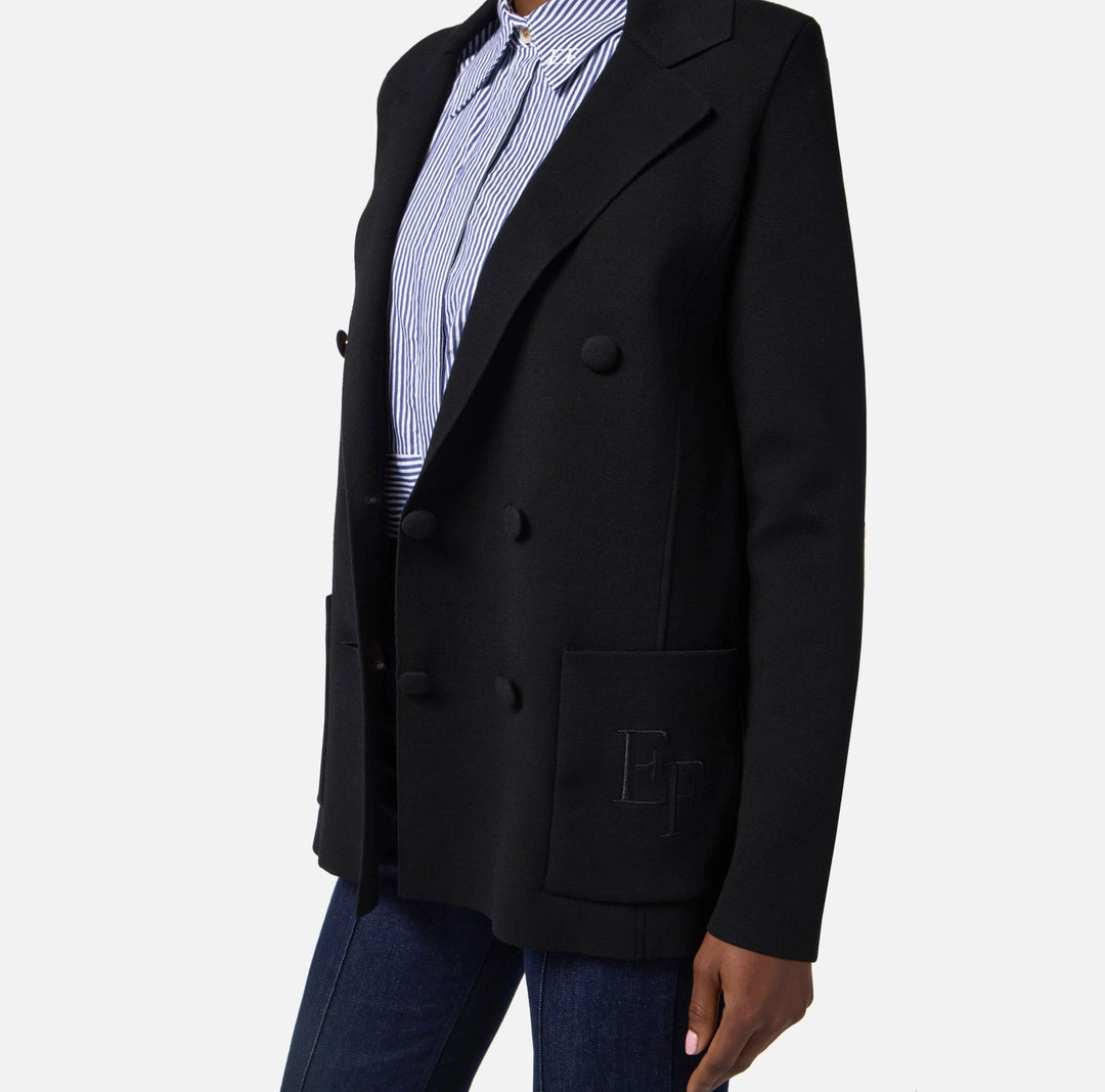 Giacca in maglia con ricamo MK52S57E2 Elisabetta Franchi