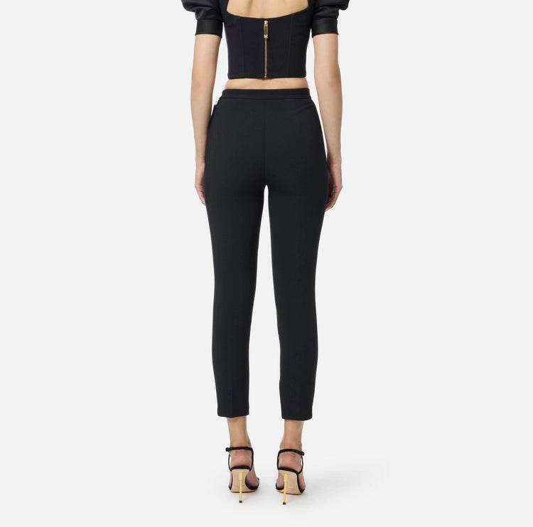 Pantaloni in doppio crêpe PA12056E2 Elisabetta Franchi