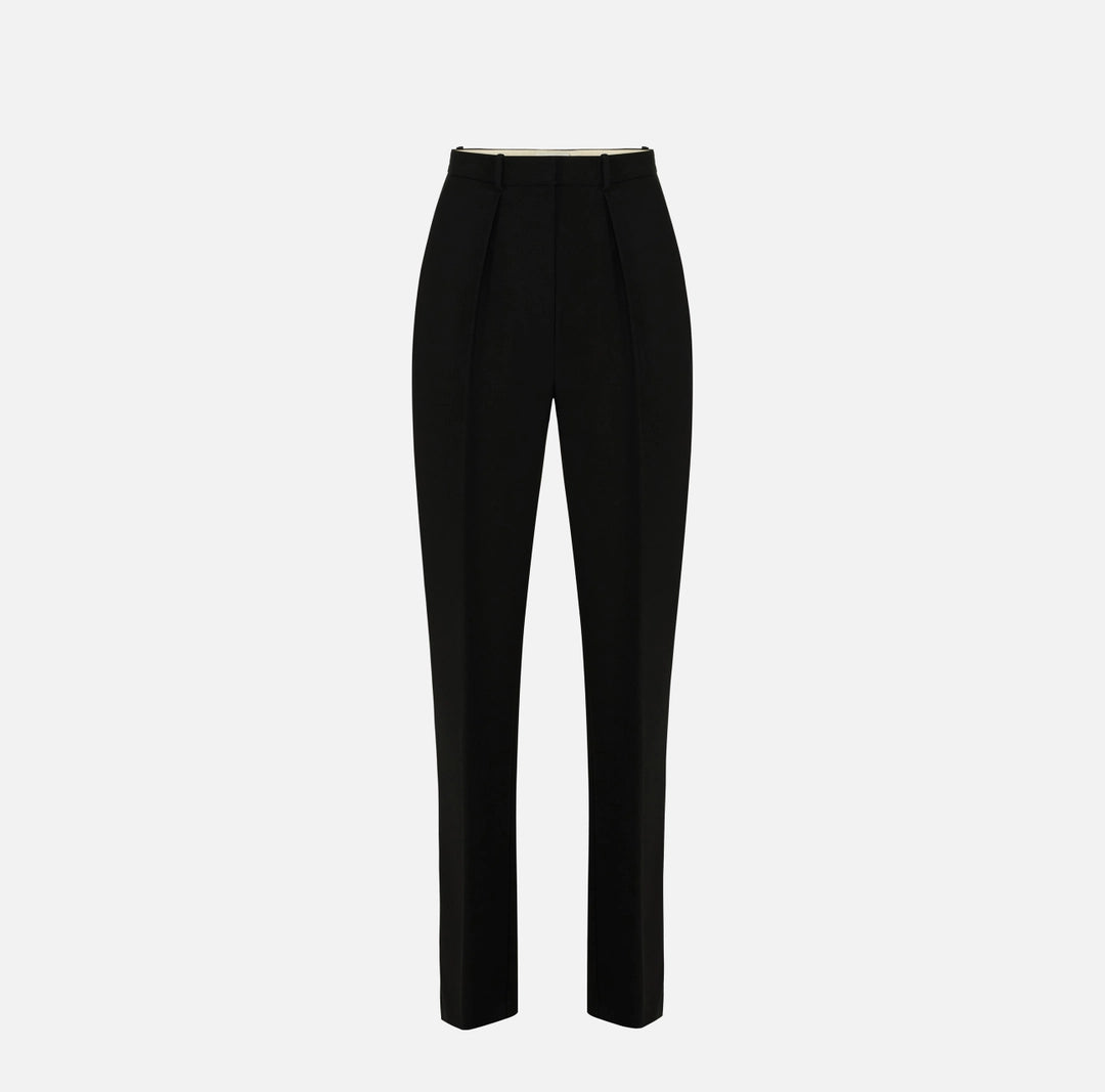 Pantaloni in crêpe leggero PA19466E2 Elisabetta Franchi