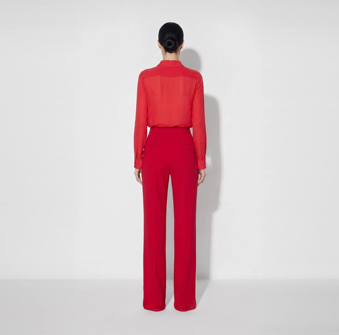 Pantaloni in crêpe leggero PA20267E2 Elisabetta Franchi