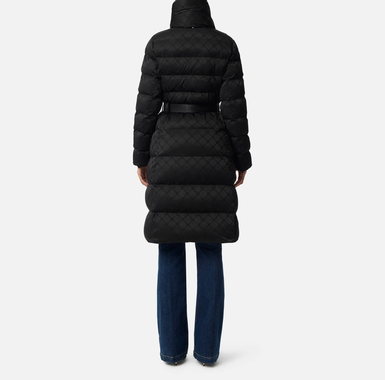 Piumino in tessuto vela jacquard PI84D56E2 Elisabetta Franchi