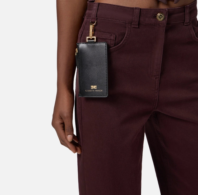 Jeans in drill di cotone PJ04D56E2 Elisabetta Franchi