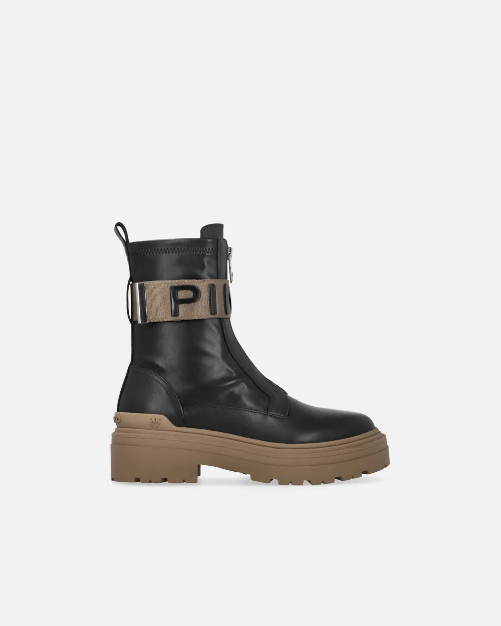 Stivali platform con logo lettering PINKO