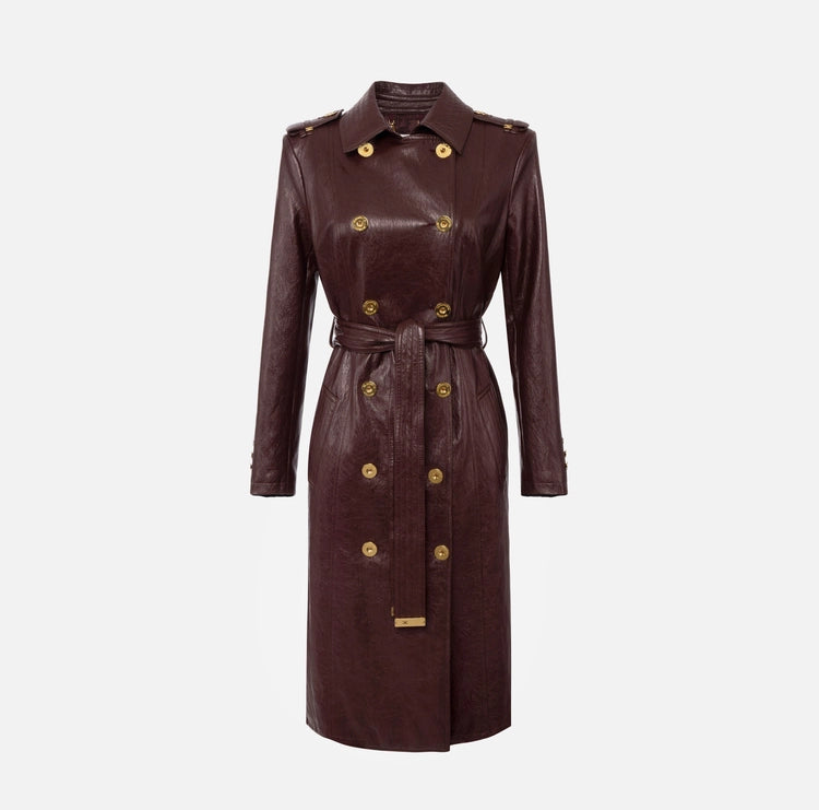 Trench in craquelé SP00256E2 Elisabetta Franchi