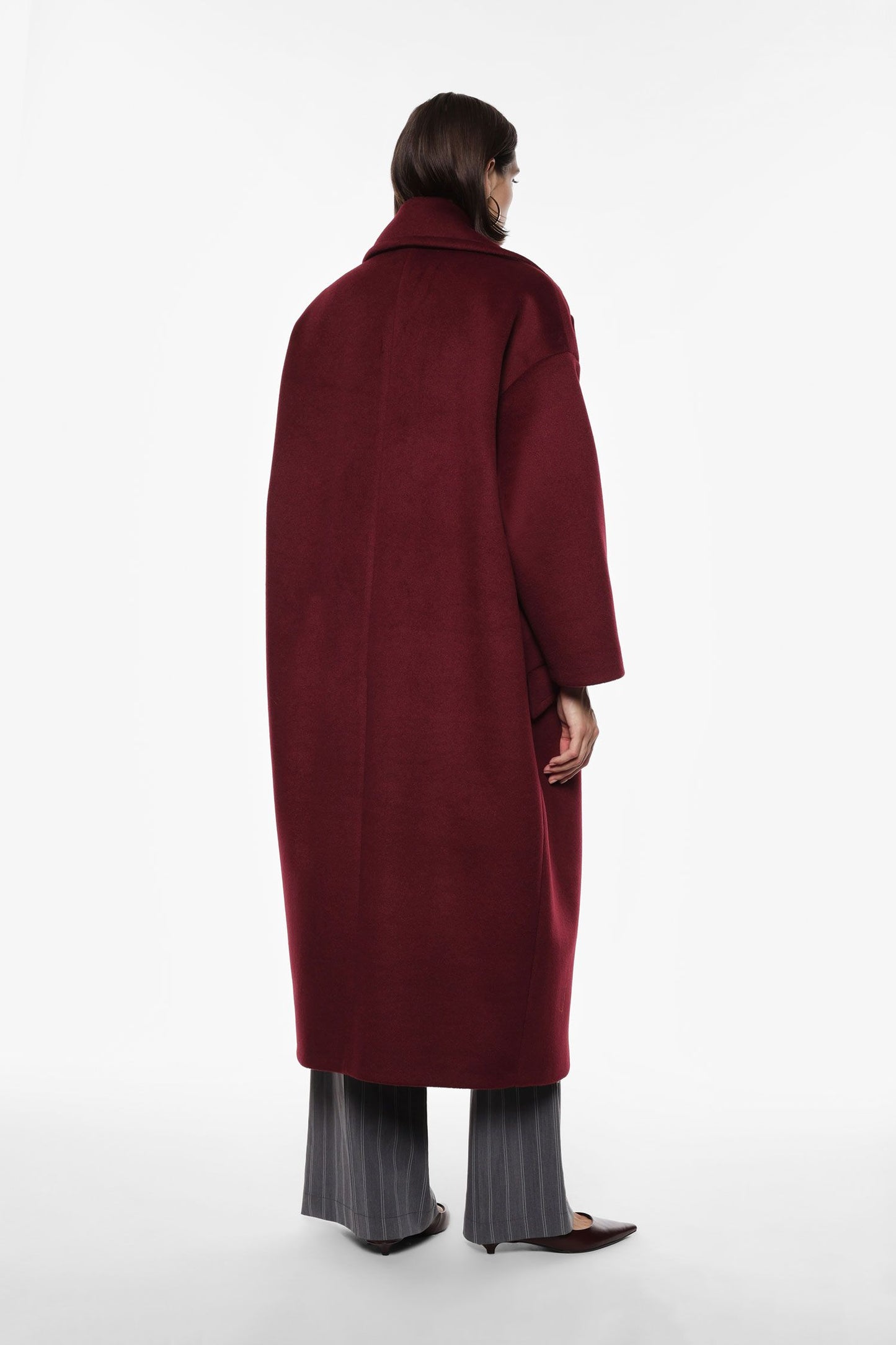 Cappotto over con maxi revers e tasche Imperial