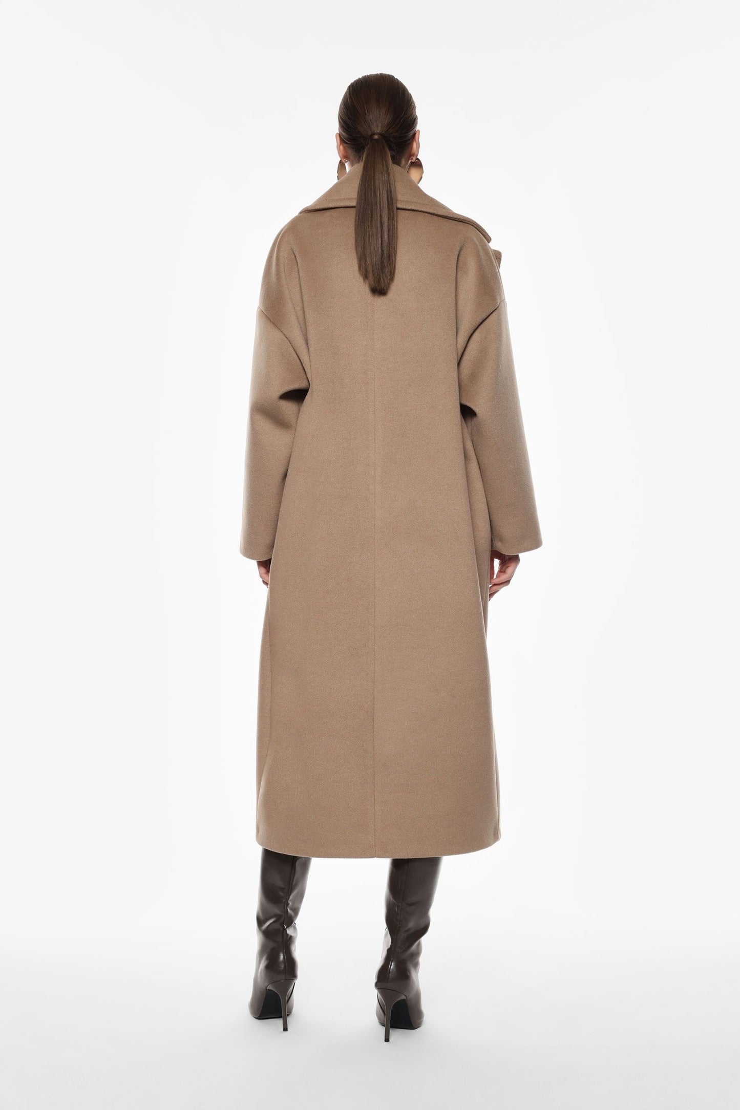 Cappotto over con maxi revers e tasche Imperial