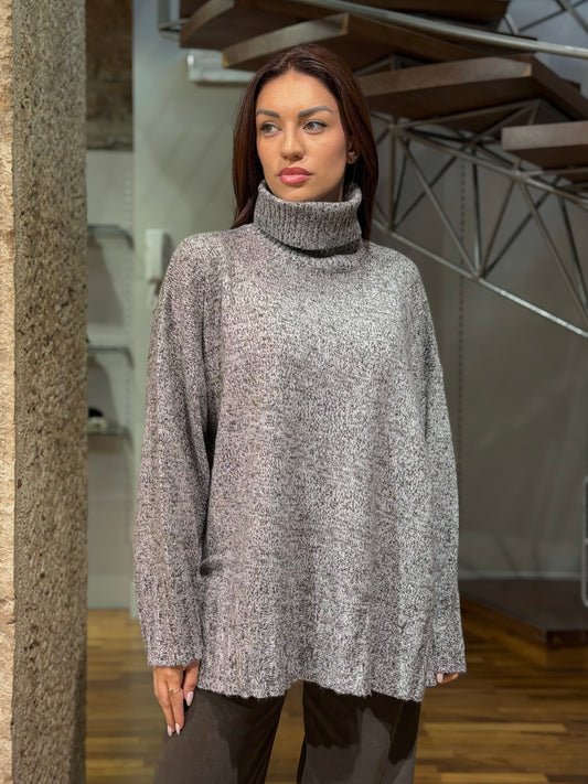 Dolcevita oversize con micropailettes Pinko