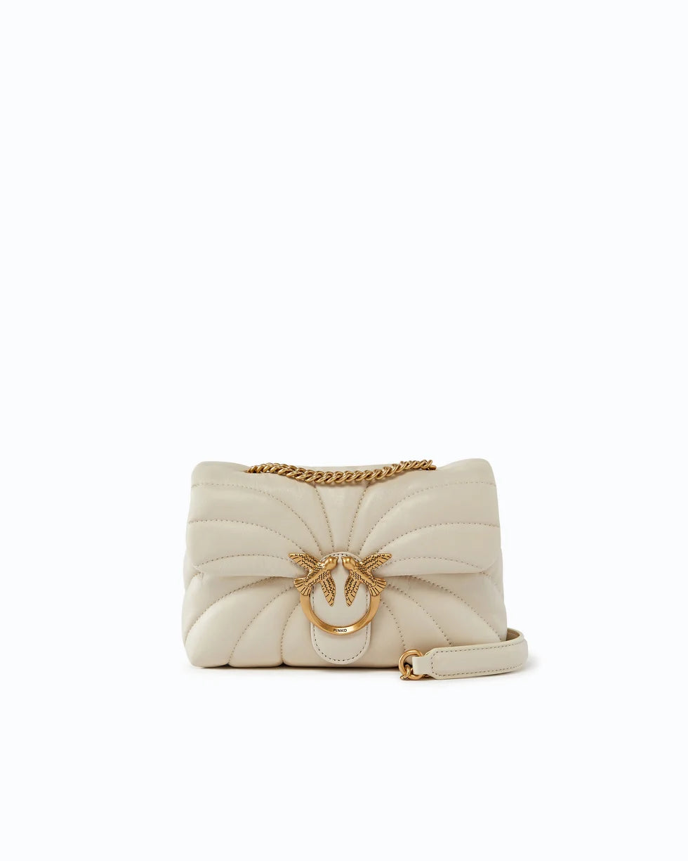Mini borsa Love Bag Puff Butterfly a tracolla in nappa Pinko