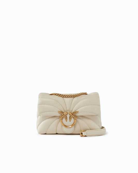 Mini borsa Love Bag Puff Butterfly a tracolla in nappa Pinko