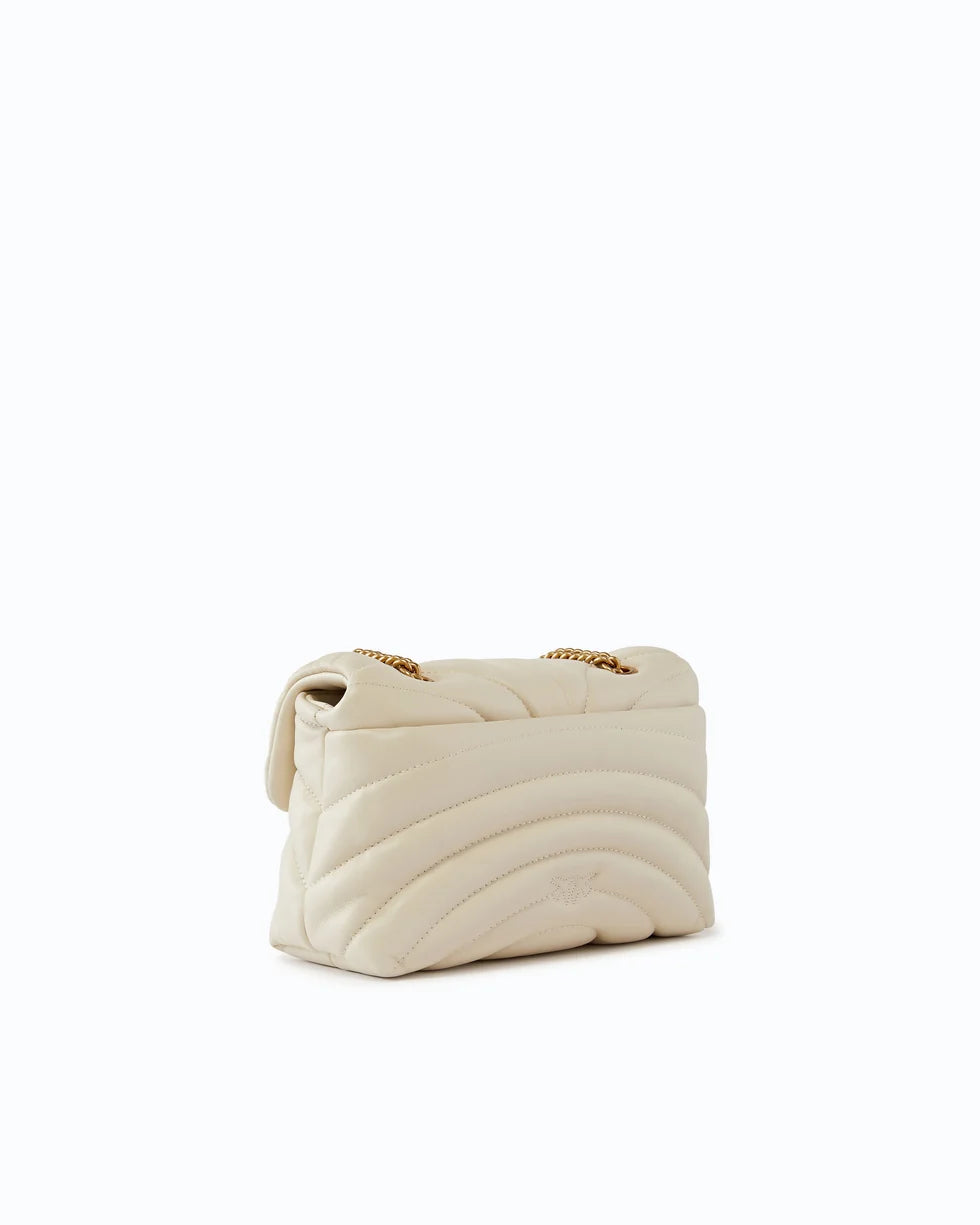 Mini borsa Love Bag Puff Butterfly a tracolla in nappa Pinko