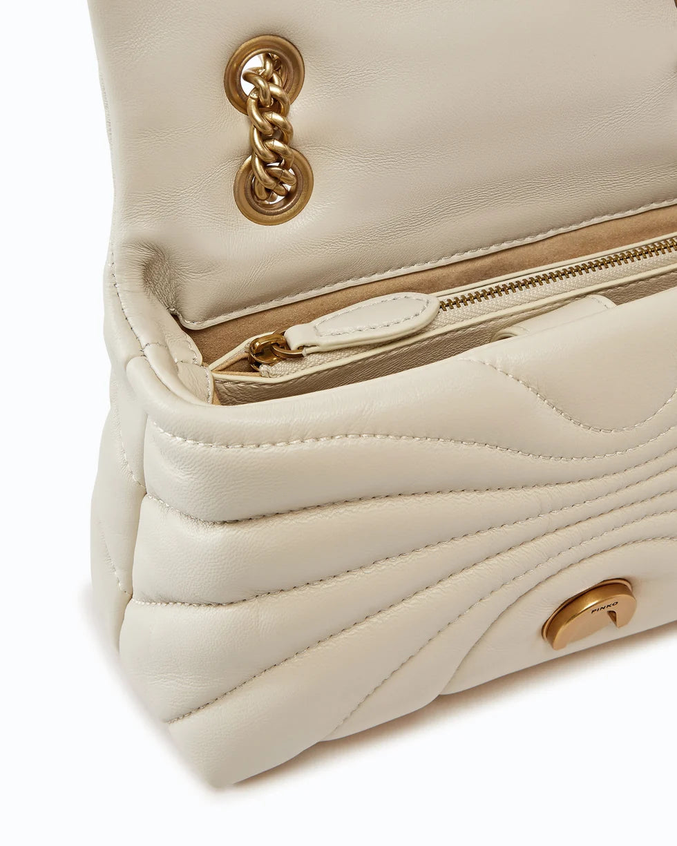 Mini borsa Love Bag Puff Butterfly a tracolla in nappa Pinko
