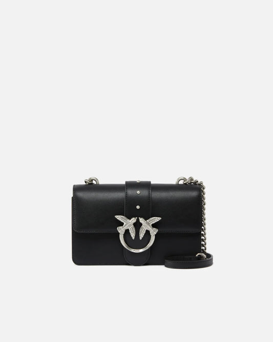 Borsa a tracolla piccola Love Bag in pelle Pinko