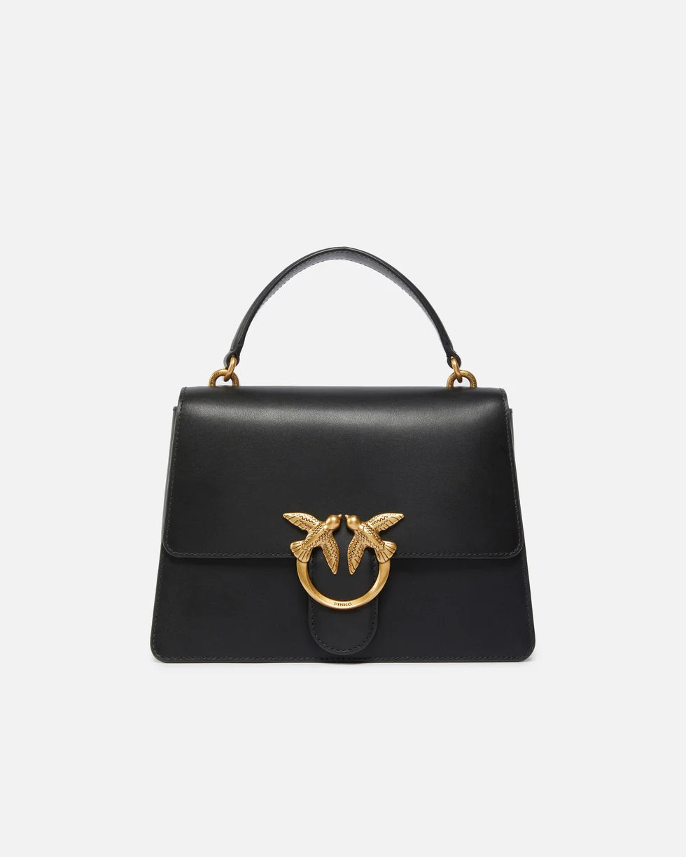 Borsa media a mano Love Bag Top Handle in pelle Pinko