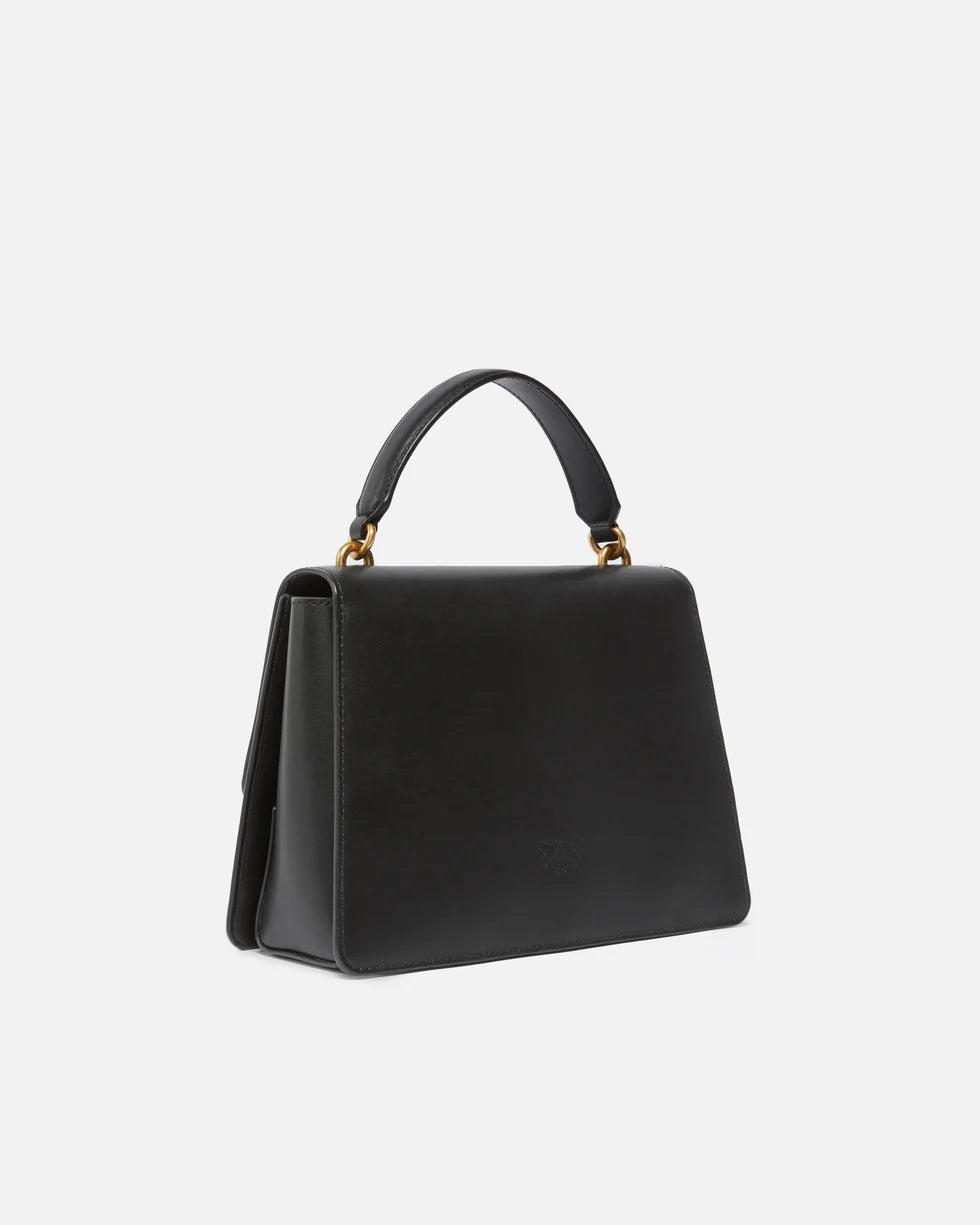 Borsa media a mano Love Bag Top Handle in pelle Pinko