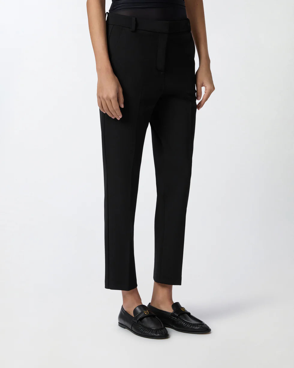 Pantaloni cigarette-fit punto stoffa Pinko