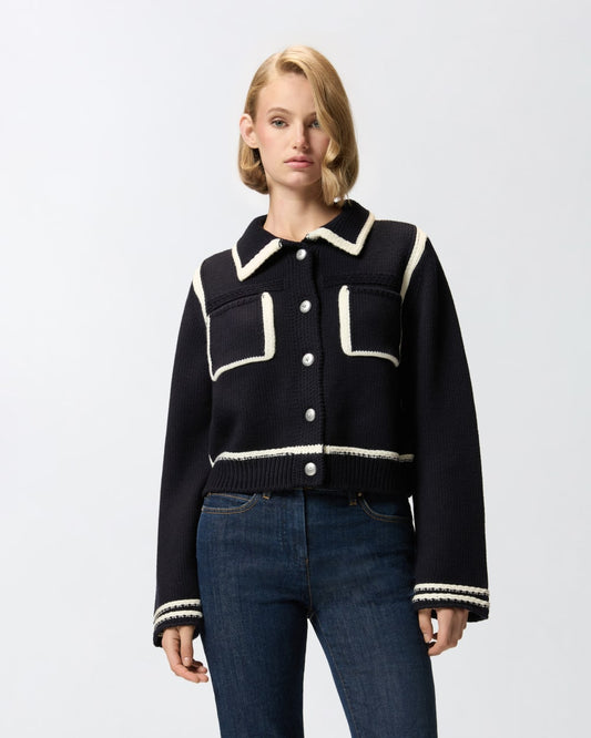 Cardigan stile preppy Pinko