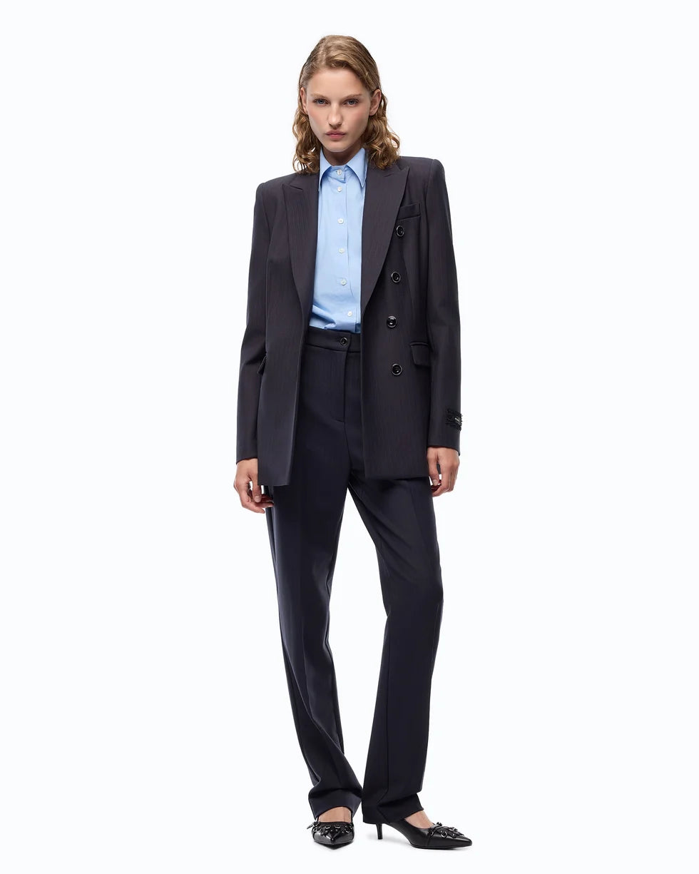 Camicia boxy in popeline Pinko