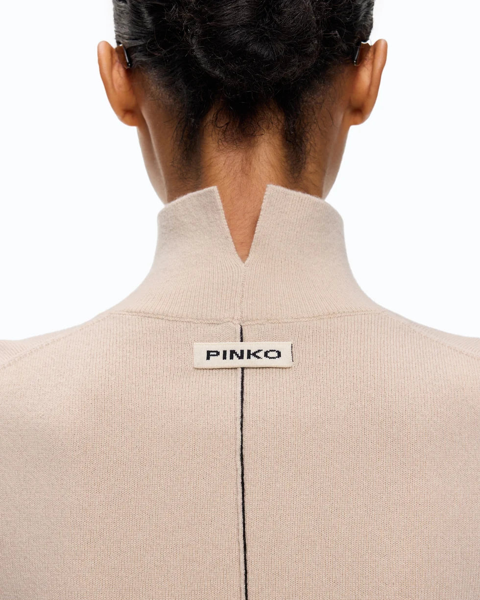 Maglia dolcevita in lana e cashmere Pinko