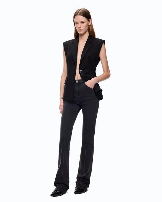 Jeans flared in denim stretch Pinko