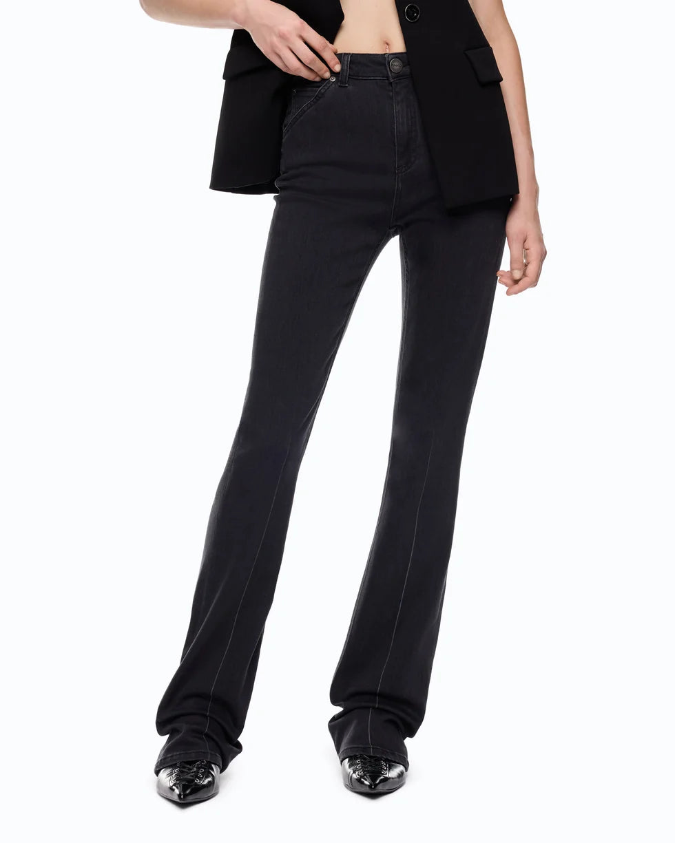 Jeans flared in denim stretch Pinko