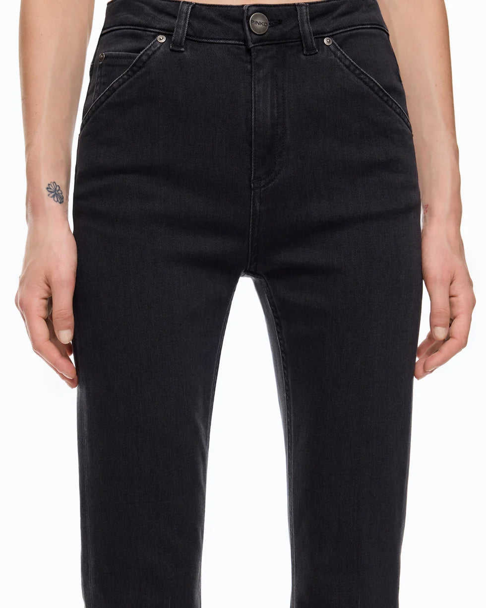 Jeans flared in denim stretch Pinko