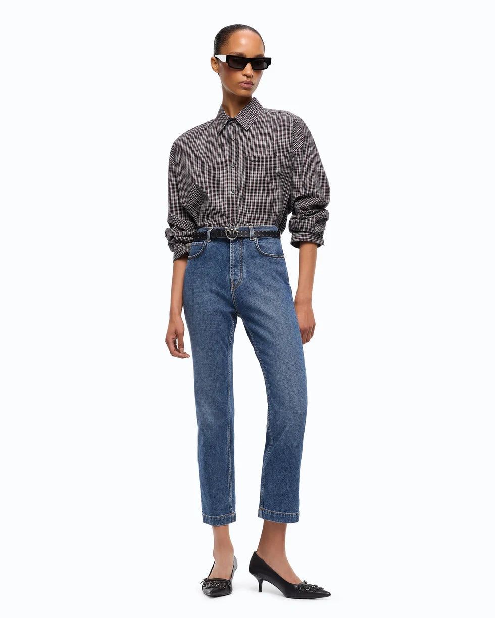 Jeans slim cropped Pinko
