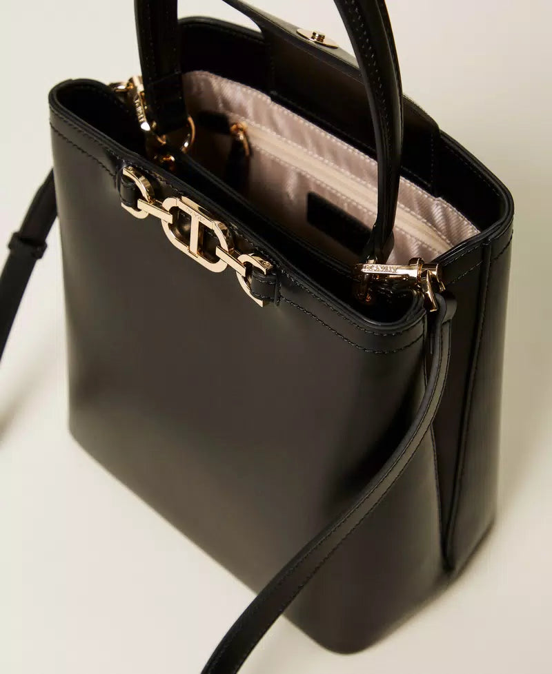 Borsa 'First Class' piccola con morsetto Oval T TwinSet